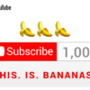 約3ヶ月間でYouTubeチャンネル登録1000人を達成しました！
